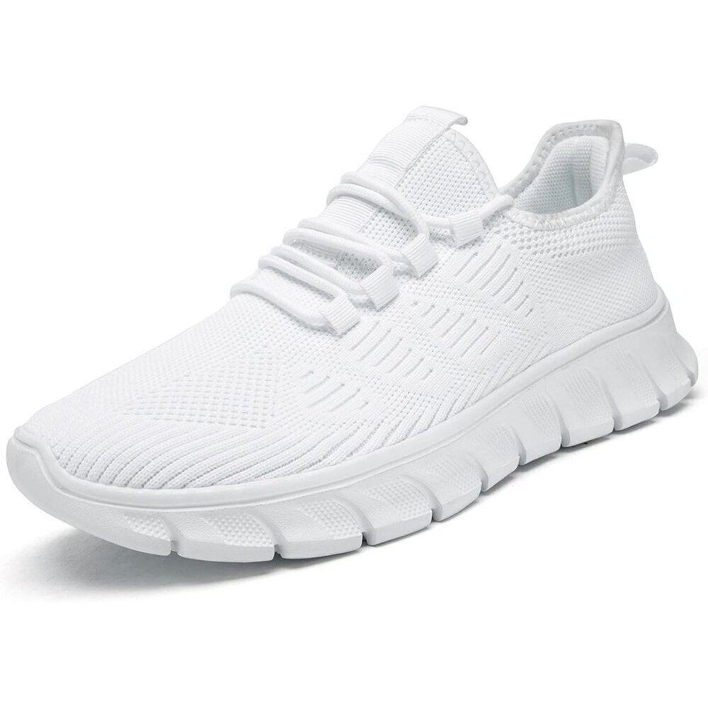 🆕Women White Running Tennis Walking Lightweight Shoes Slip On Workout Sneakers
